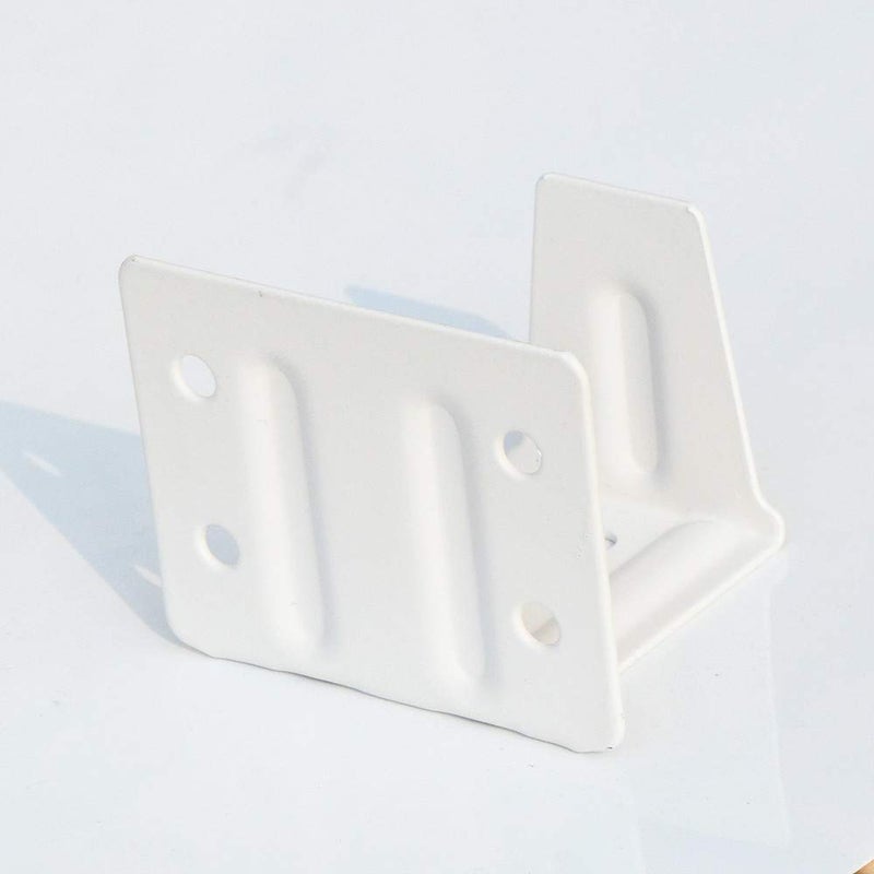 Cutelec Center Support Bracket 2 Pack White Color for 2" Low Profile Window Blinds Headrail Holder - Image 3